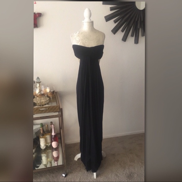 🔥 BCBGMaxazria Draped Cutout Gown 🔥 - Picture 2 of 4